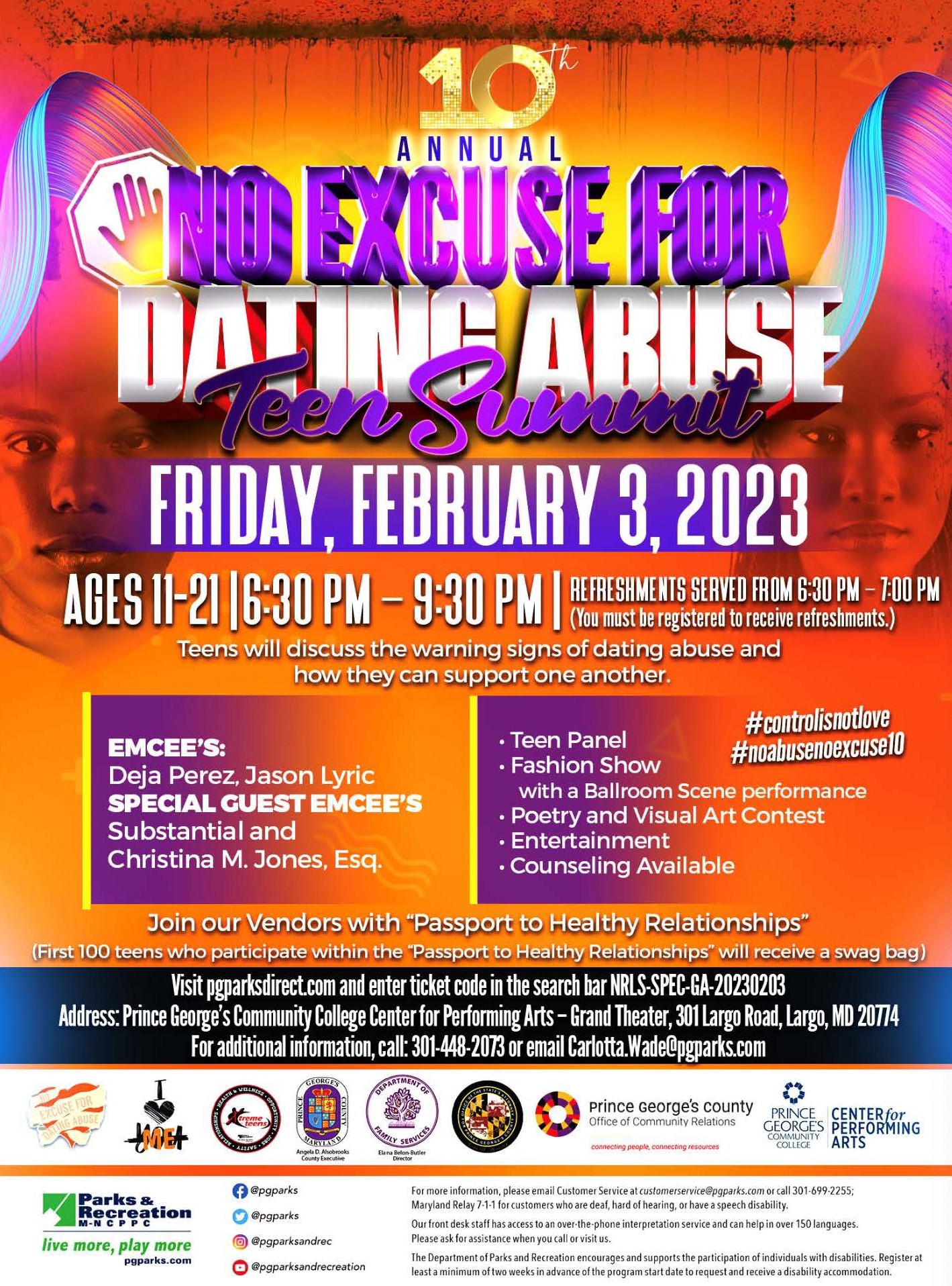 10th Annual No Excuse for Dating Abuse Teen Summit_Page_1